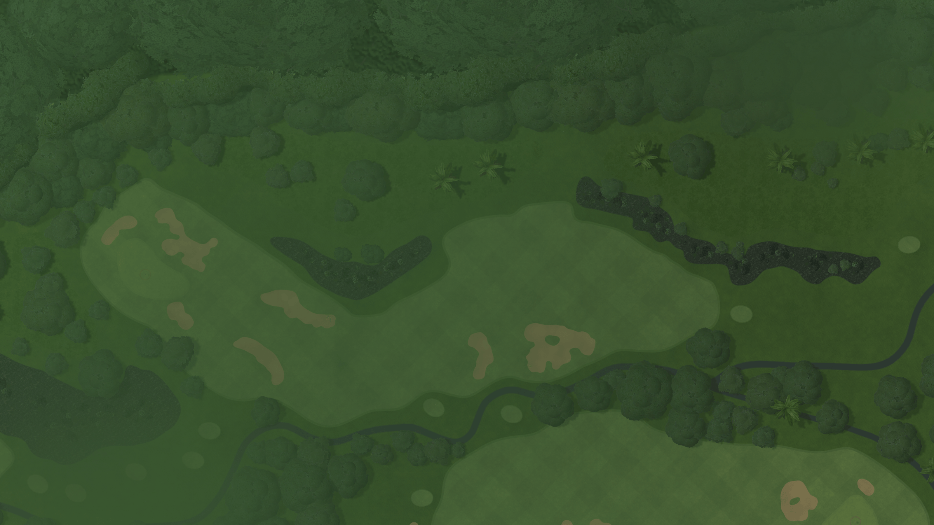 Awesome Golf Virtual Golf Course Birds-Eye View Highlight