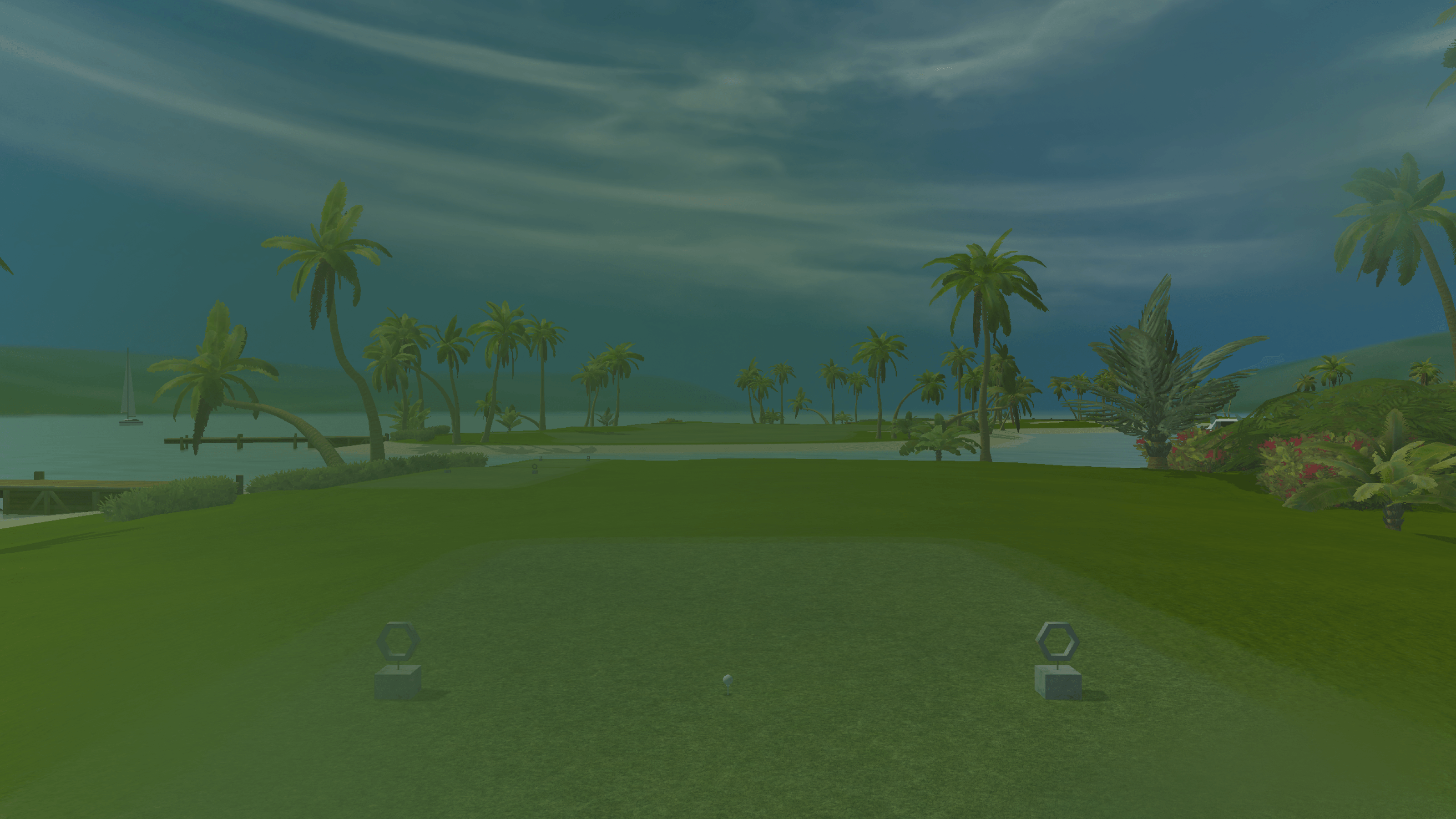 Awesome Golf Island Beach Virtual Golf Course