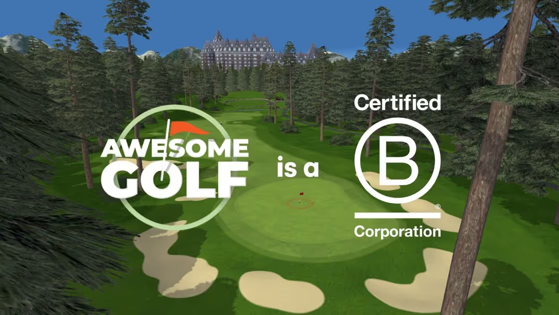 Image showing Awesome Golf & B Corp Logo